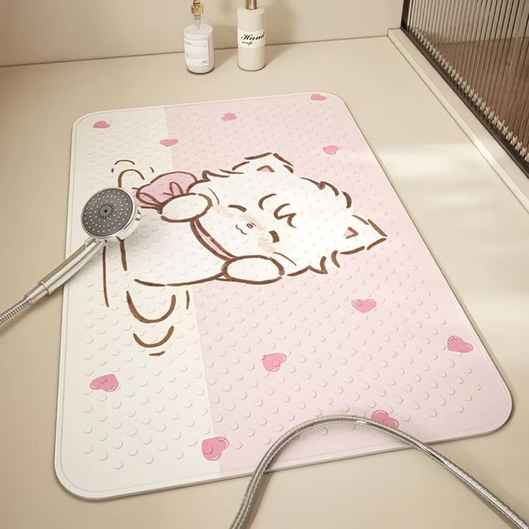 Cartoon-Themed Bath Mat Kalsten