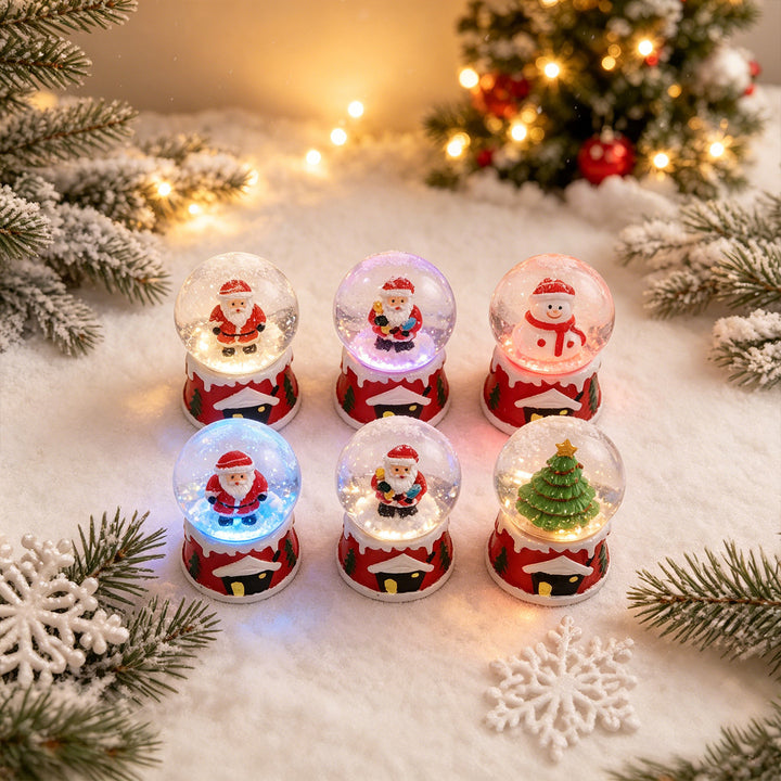 Magical Christmas Snow Globe Figures Kalsten