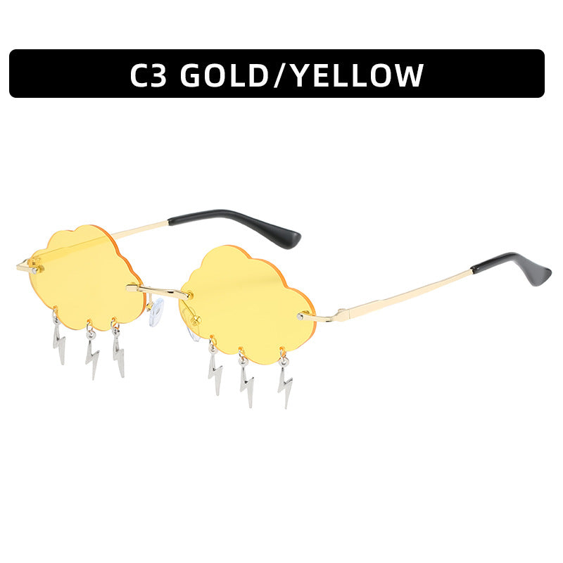 Artistic Oversized Cloud Frame Sunglasses