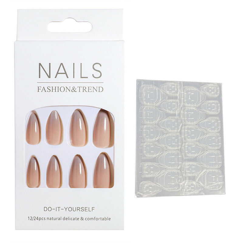 Natural Effect Press-On Nail Set Kalsten
