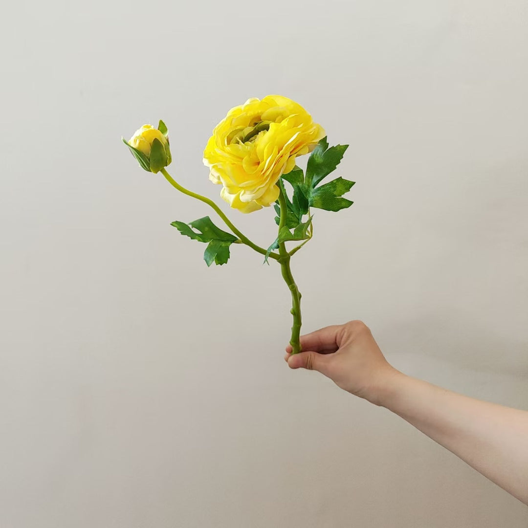 Premium Realistic Garden Rose Stem