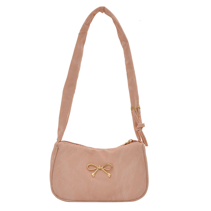Elegant Bow-Embellished Shoulder Bag