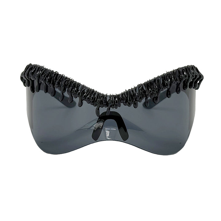 Women's futuristic sunglasses with unique wave frame Kalsten