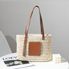 Stylish rat handbag with leather accents Kalsten