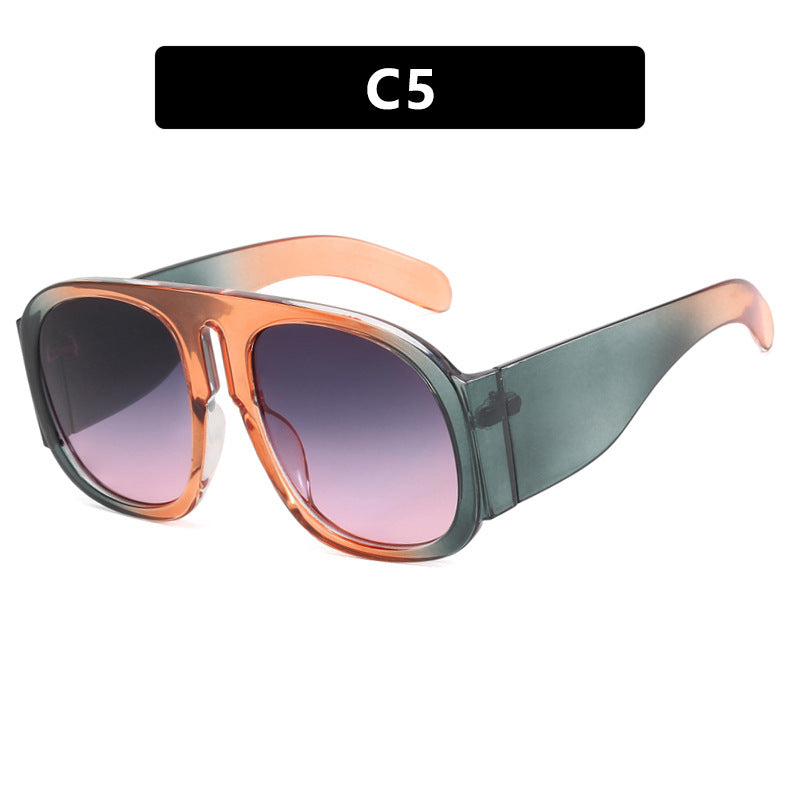 Women's trendy oversized sunglasses with fashionable gradient Kalsten