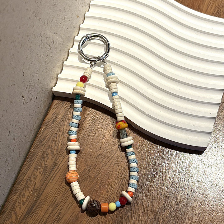 Vibrant Beaded Keychain Kalsten