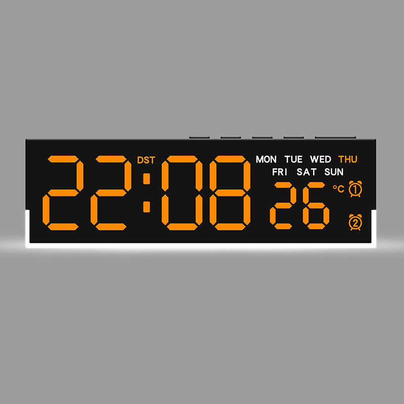 Digital watch with integrated thermometer and weekday display Kalsten