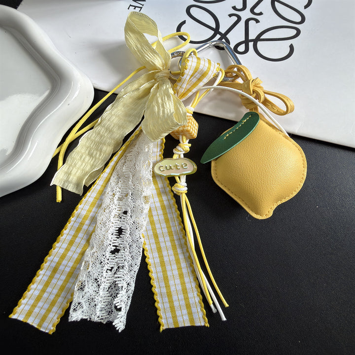 Decorative Lemon Charm Keychain Kalsten