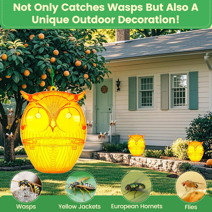Decorative Insect Trap in Owl Design Kalsten