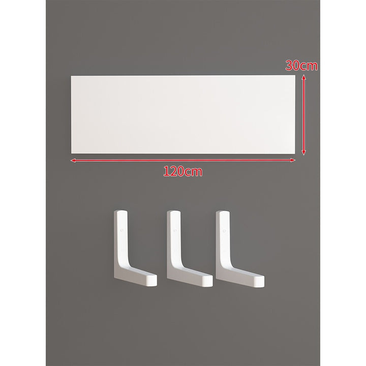 Long Narrow Floating Wall Shelf Kit with Concealed Heavy-Duty Brackets
