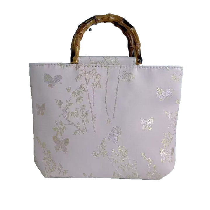 High-quality cotton tote bag with bamboo handles Kalsten
