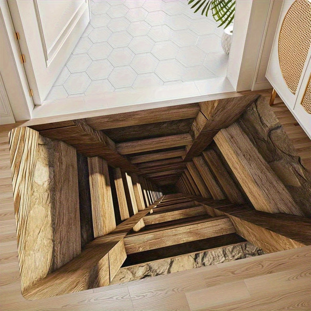 3D Optical Illusion Floor Mat