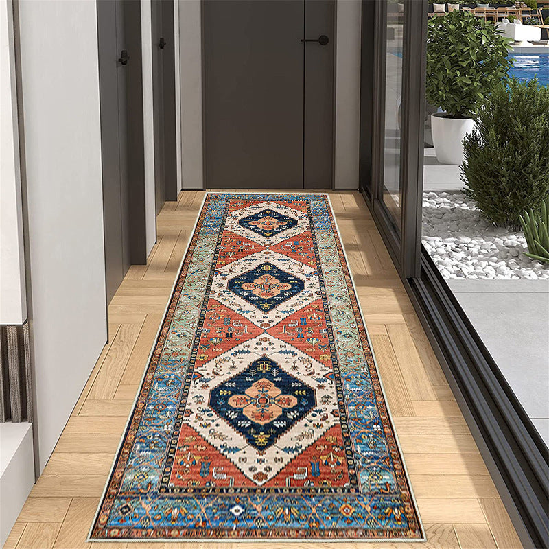 Elegant Geometric Pattern Runner Rug Kalsten