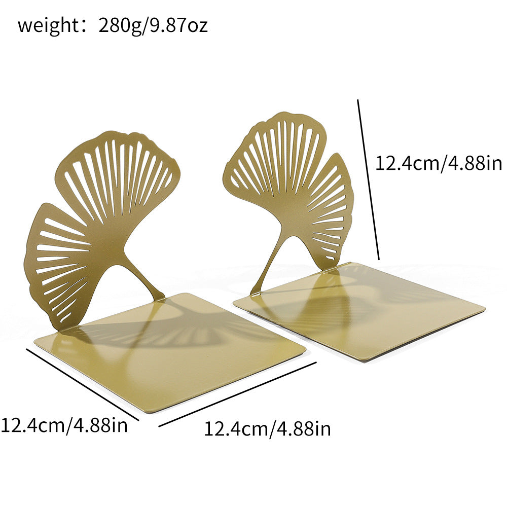 Decorative Ginkgo Leaf Bookends