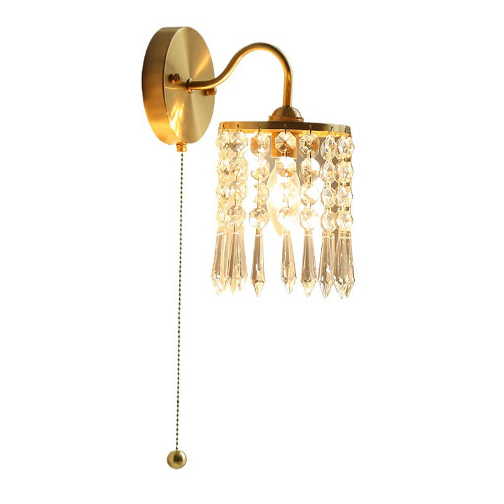 Crystal Hanging Wall Sconce