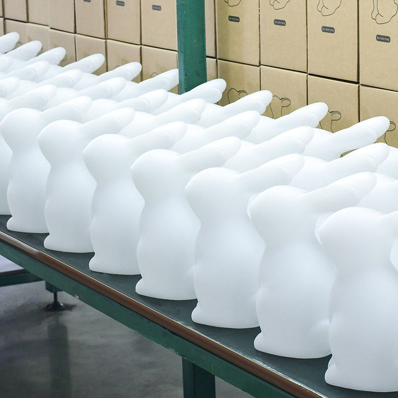 Contemporary Creative Rabbit PE LED Table Lamp for the Bedroom | Noxord