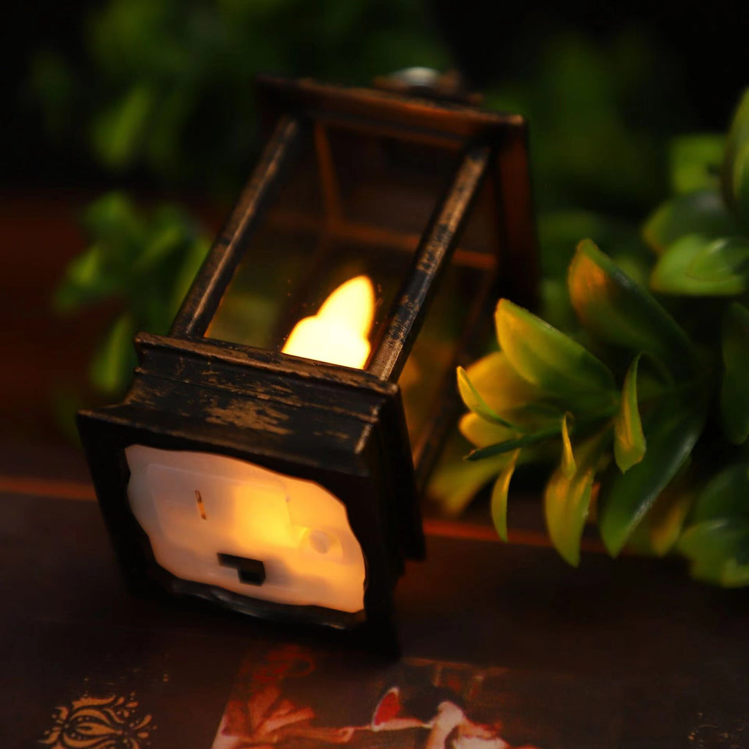 Compact LED Flicker Lantern Keychain and Tabletop Accent Kalsten
