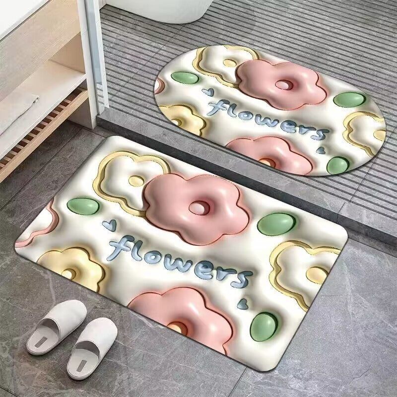 Playful Pet-Themed Area Mat