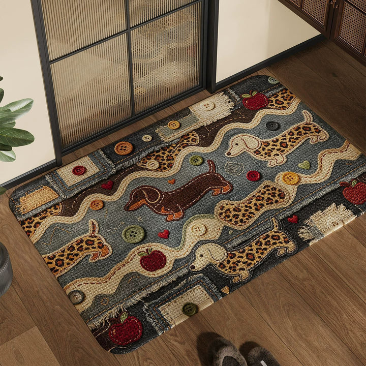 Fun and Colorful Patchwork Area Rug Kalsten