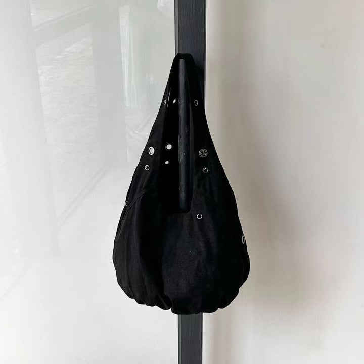 Slouchy Canvas Shoulder Bag