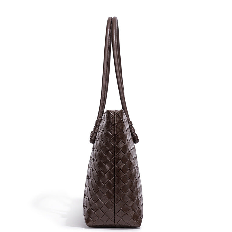 Woven Leather Tote Bag Kalsten