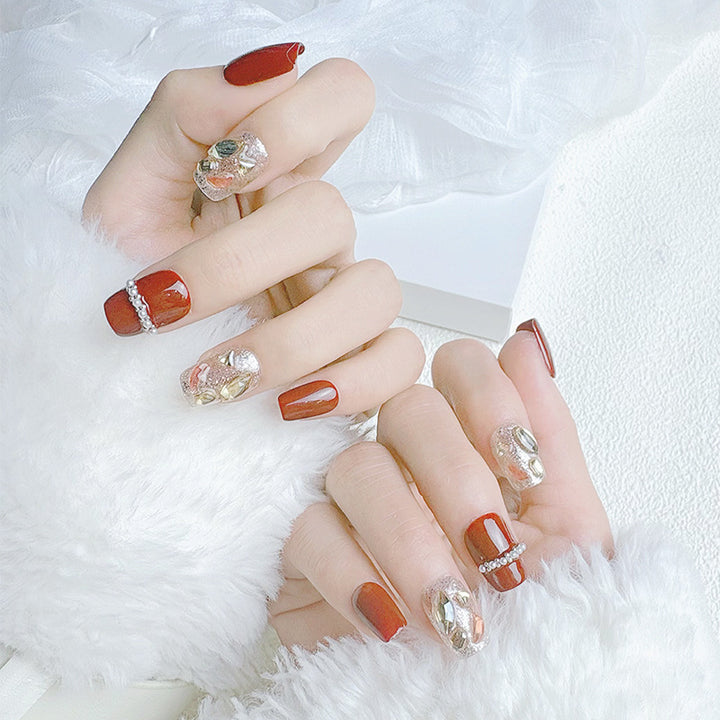 Handmade Press-On Nail Set Kalsten