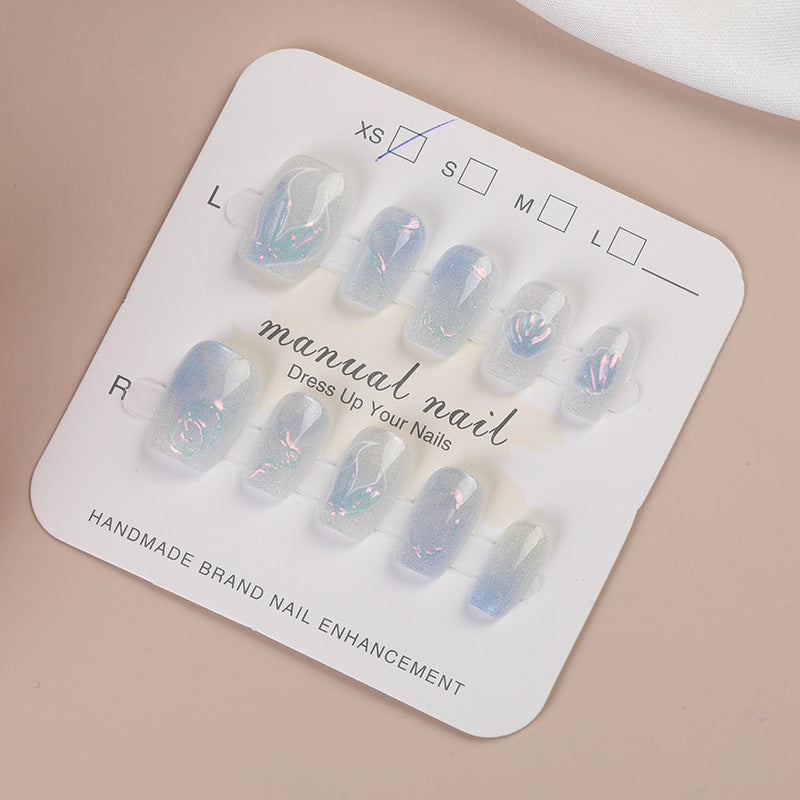 Handmade Decorative Press-On Nail Set Kalsten