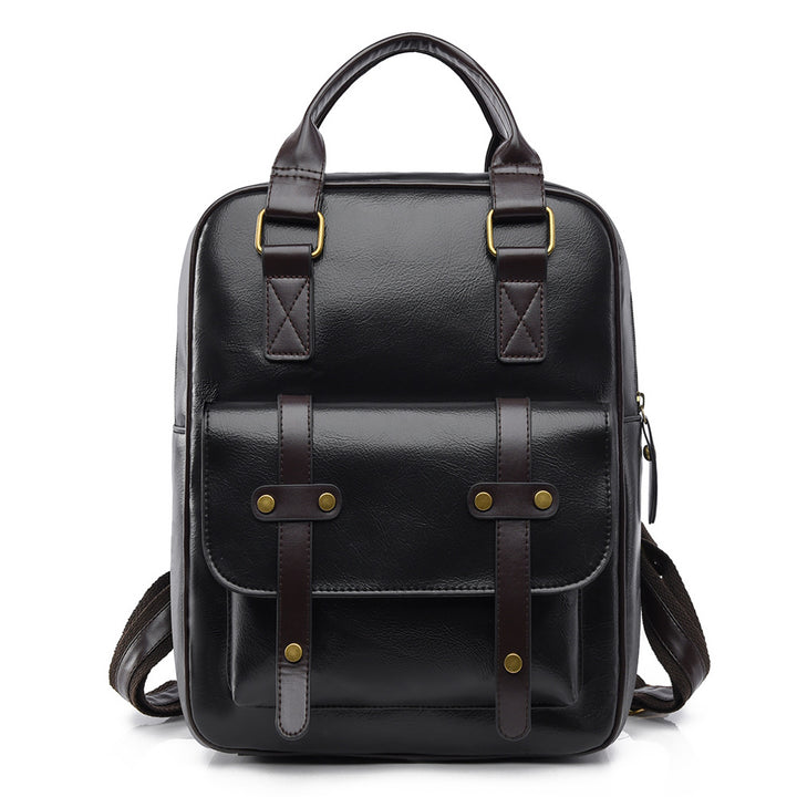Vintage Leather Multi-Functional Backpack Kalsten