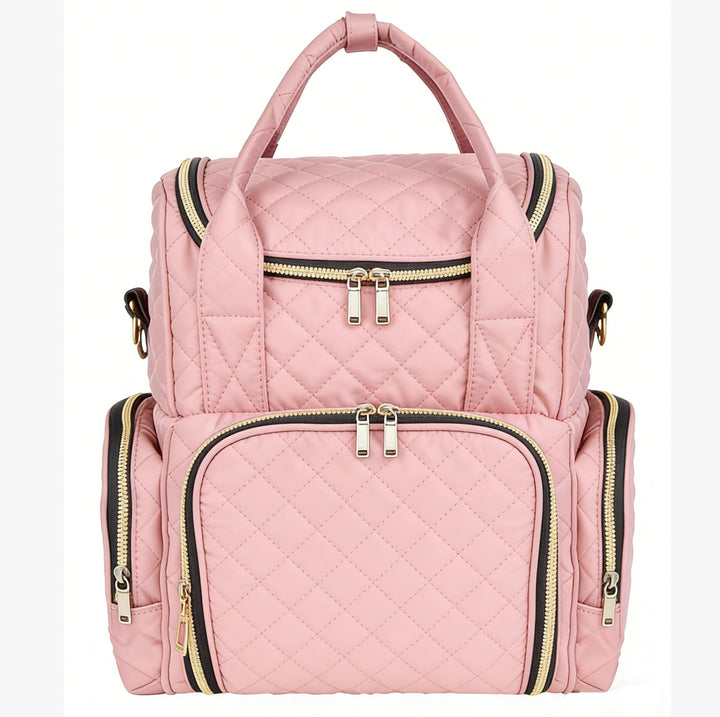 Stylish Quilted Multi-Compartment Backpack Kalsten