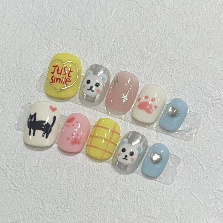 Cute Animal Design Nail Art Set Kalsten