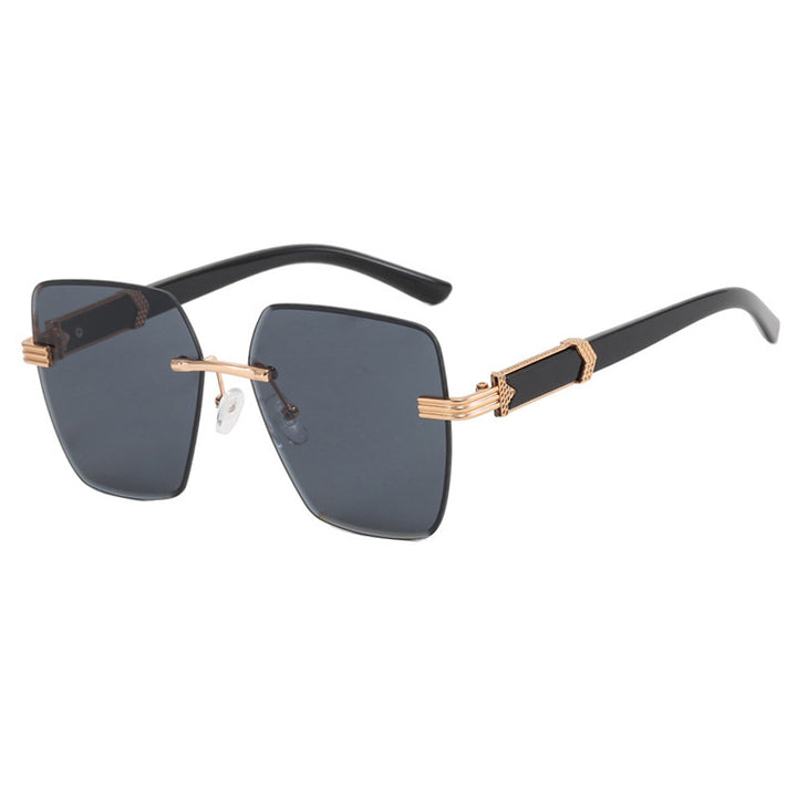 Women's trendy square sunglasses with glamorous accents and UV protection Kalsten