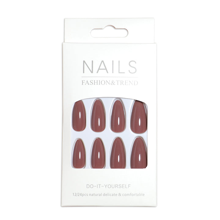 Almond-Shaped Press-On Nail Set with DIY Applicator Kalsten