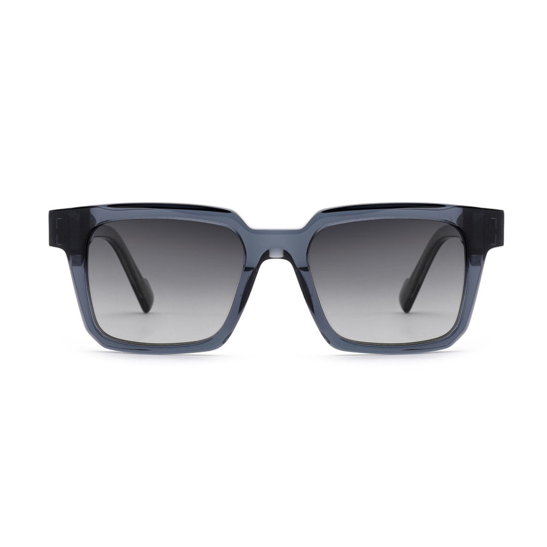 Women's sunglasses in modern, angular design with brown lenses Kalsten