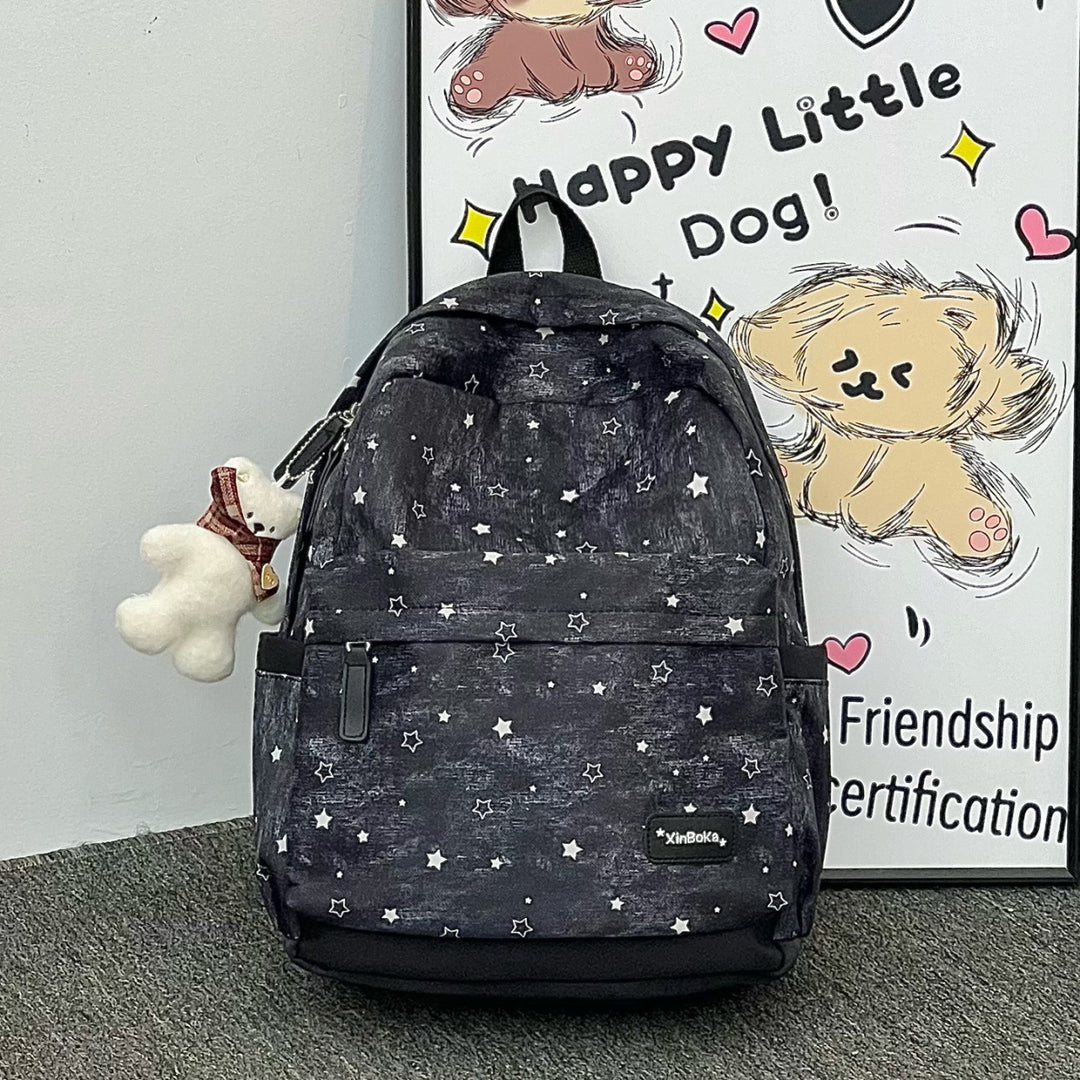 Casual Star Pattern Backpack