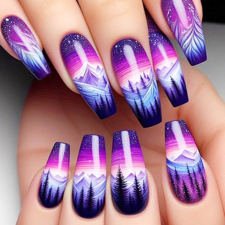 Artistic Gradient Nail Art Design Kalsten