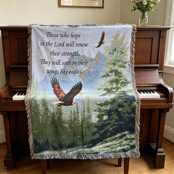 Inspirational Tapestry Throw Blanket