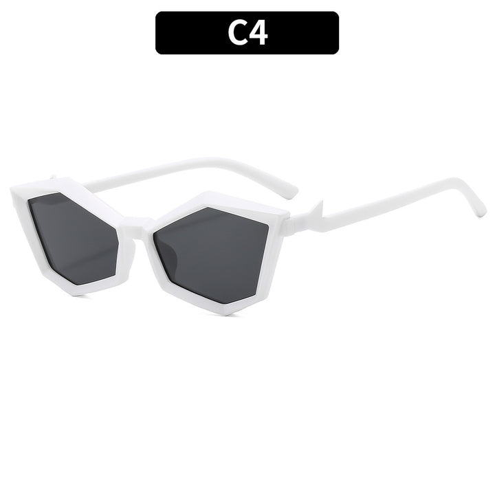 Geometric Frame Sunglasses