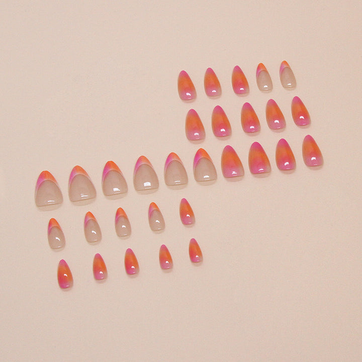 Ombre Pointed Nail Tips Kalsten