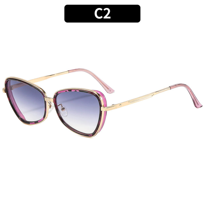 Premium Shield Sunglasses with Stylish Metal Accents