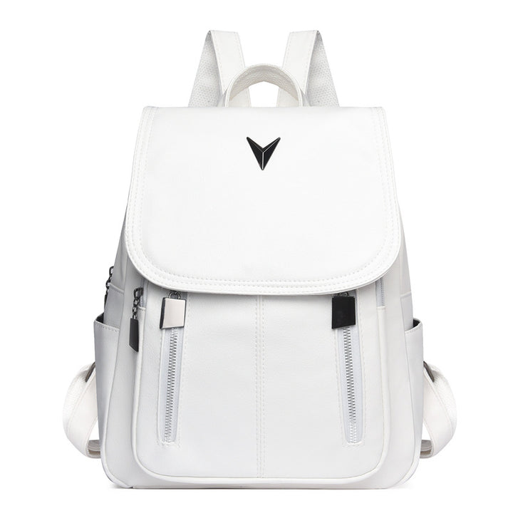 Versatile Leather Backpack