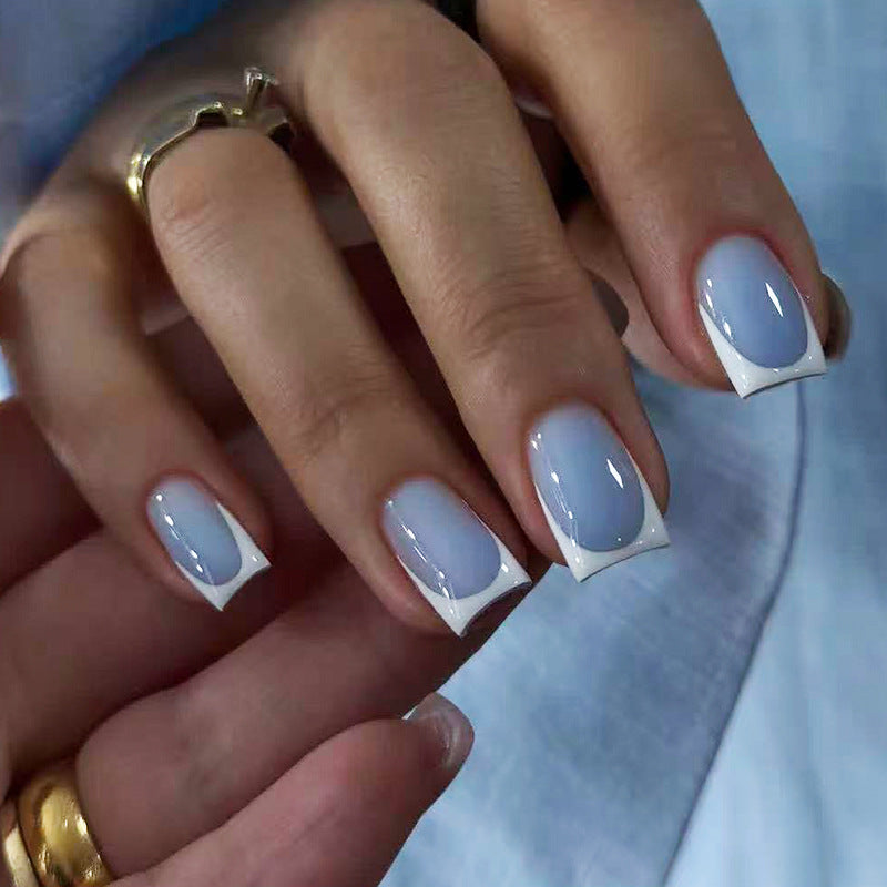 Premium French Tip Press-On Nail Set Kalsten