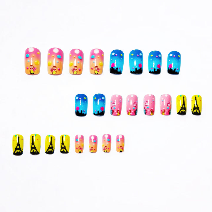 Creative Nail Art with Parisian Motifs Kalsten