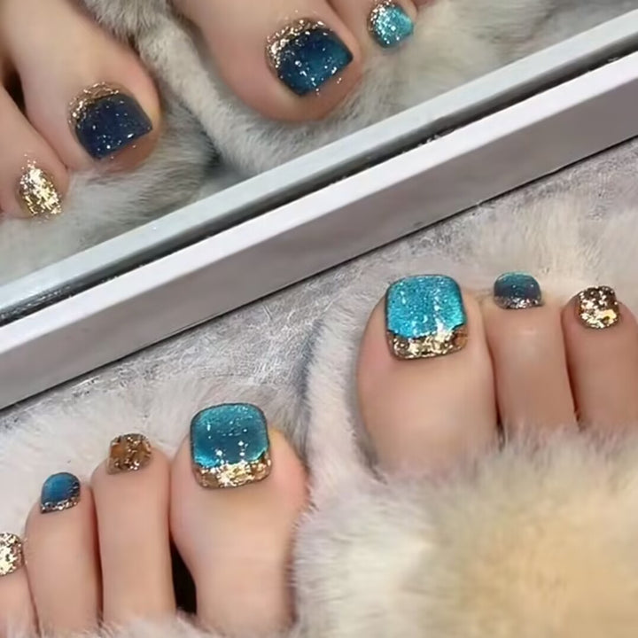 Decorative Sparkling Toe Nail Art Kalsten