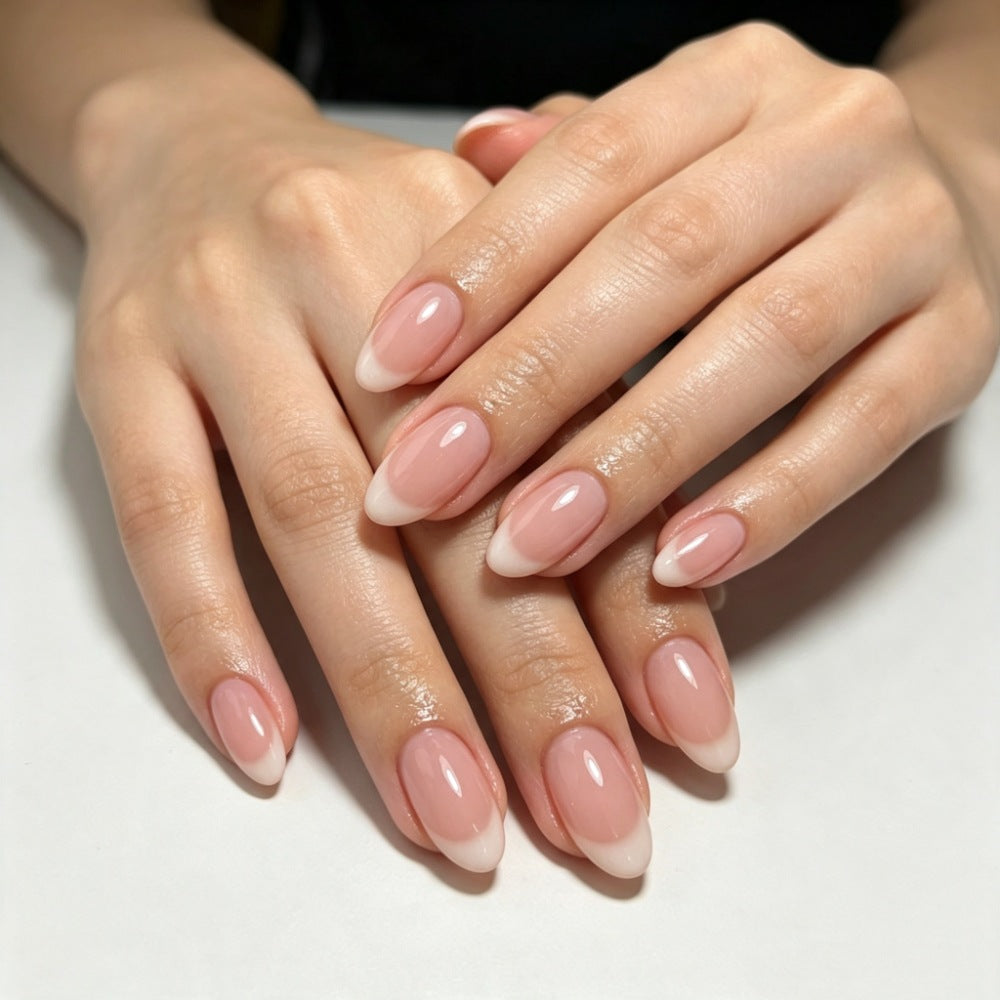 Artistic Press-On Nail Set with Celestial Design Kalsten