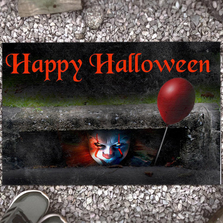 Halloween-Themed Welcome Mat