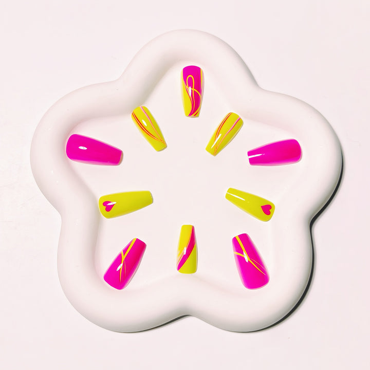 Creative Neon Nail Art Kalsten