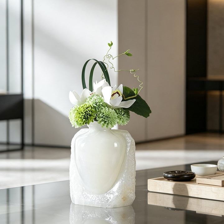 Artistic Abstract Glass Vase
