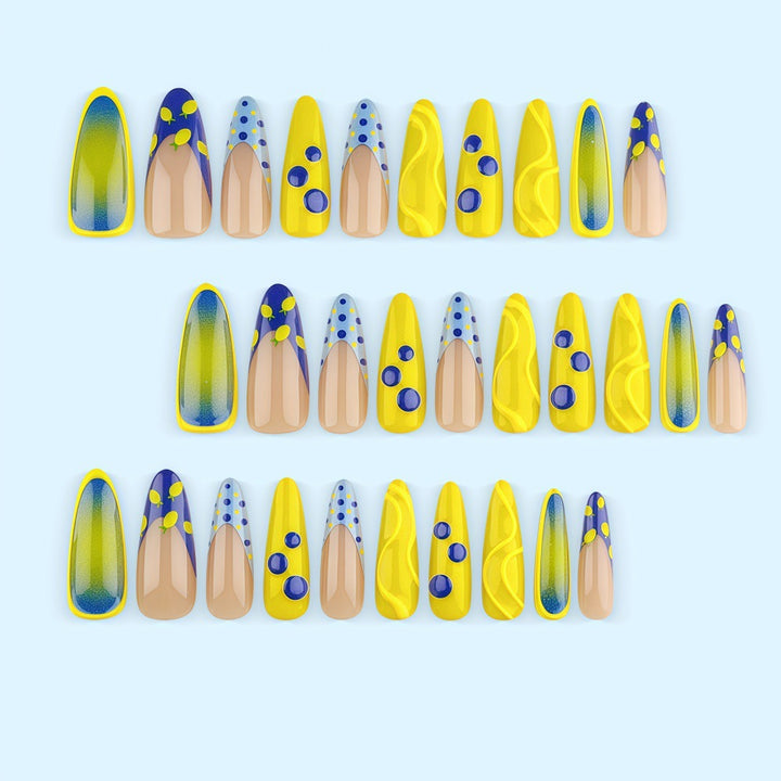 Creative Nail Art Set with Colorful and Unique Designs Kalsten