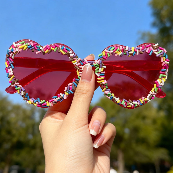 Fun and Colorful Heart-Shaped Sunglasses Kalsten