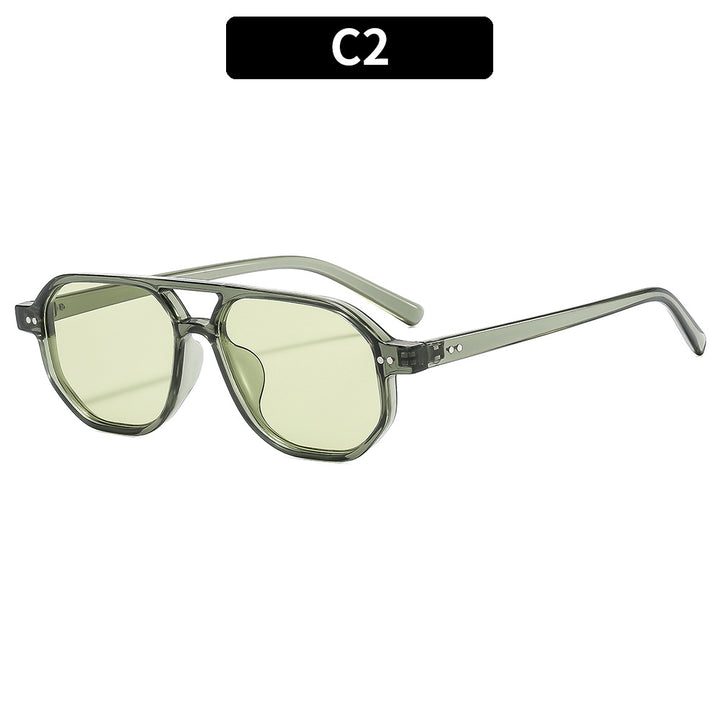 Fashion-Forward Octagonal Sunglasses